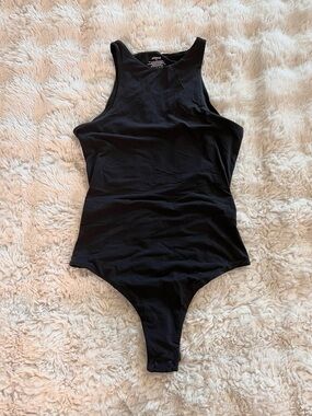 SKIMS Fits Everybody High Neck Bodysuit - Onyx / XS